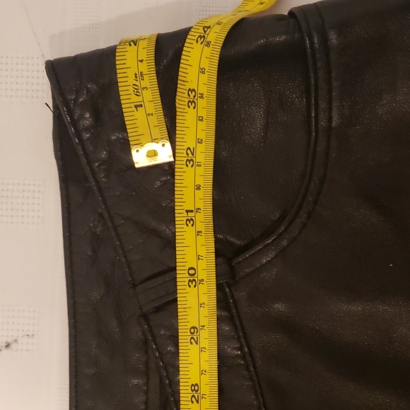 Costa Blanca Women's Bikers Leather pants Black Size,5 pockets - Picture 11 of 15